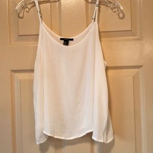 Creamy white tank top